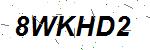CAPTCHA verification image containing distorted text characters