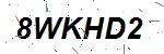 CAPTCHA verification image containing distorted text characters