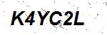 CAPTCHA verification image containing distorted text characters
