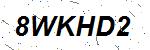CAPTCHA verification image containing distorted text characters