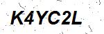 CAPTCHA verification image containing distorted text characters