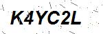 CAPTCHA verification image containing distorted text characters