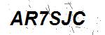 CAPTCHA verification image containing distorted text characters