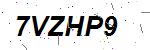 CAPTCHA verification image containing distorted text characters