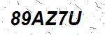 CAPTCHA verification image containing distorted text characters