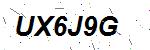 CAPTCHA verification image containing distorted text characters