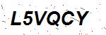 CAPTCHA verification image containing distorted text characters
