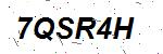 CAPTCHA verification image containing distorted text characters