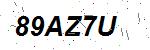 CAPTCHA verification image containing distorted text characters