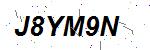 CAPTCHA verification image containing distorted text characters