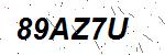 CAPTCHA verification image containing distorted text characters