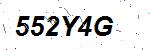 CAPTCHA verification image containing distorted text characters