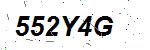 CAPTCHA verification image containing distorted text characters