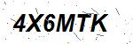 CAPTCHA verification image containing distorted text characters
