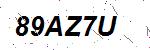 CAPTCHA verification image containing distorted text characters
