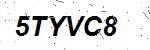 CAPTCHA verification image containing distorted text characters