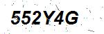 CAPTCHA verification image containing distorted text characters