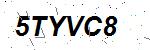 CAPTCHA verification image containing distorted text characters