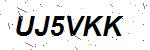 CAPTCHA verification image containing distorted text characters