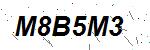 CAPTCHA verification image containing distorted text characters