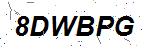 CAPTCHA verification image containing distorted text characters