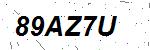 CAPTCHA verification image containing distorted text characters