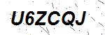 CAPTCHA verification image containing distorted text characters