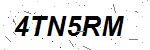 CAPTCHA verification image containing distorted text characters