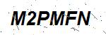 CAPTCHA verification image containing distorted text characters