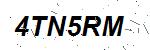 CAPTCHA verification image containing distorted text characters