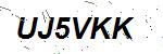 CAPTCHA verification image containing distorted text characters