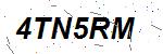 CAPTCHA verification image containing distorted text characters