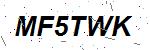 CAPTCHA verification image containing distorted text characters