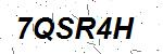 CAPTCHA verification image containing distorted text characters
