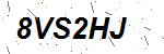 CAPTCHA verification image containing distorted text characters