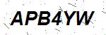 CAPTCHA verification image containing distorted text characters