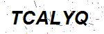 CAPTCHA verification image containing distorted text characters