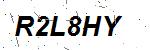 CAPTCHA verification image containing distorted text characters