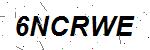CAPTCHA verification image containing distorted text characters