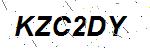 CAPTCHA verification image containing distorted text characters