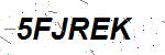 CAPTCHA verification image containing distorted text characters