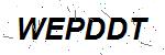 CAPTCHA verification image containing distorted text characters