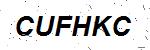CAPTCHA verification image containing distorted text characters