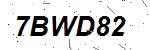 CAPTCHA verification image containing distorted text characters