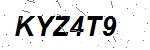 CAPTCHA verification image containing distorted text characters