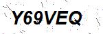 CAPTCHA verification image containing distorted text characters