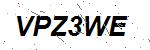 CAPTCHA verification image containing distorted text characters