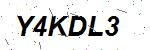CAPTCHA verification image containing distorted text characters