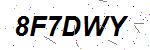 CAPTCHA verification image containing distorted text characters