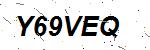CAPTCHA verification image containing distorted text characters